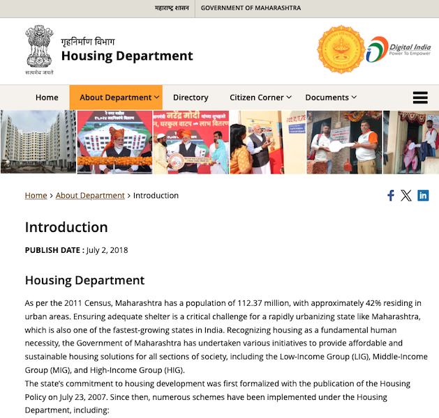 Maharashtra Housing Dept